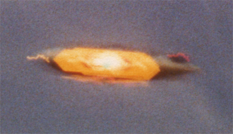 UAP sighting glowing object